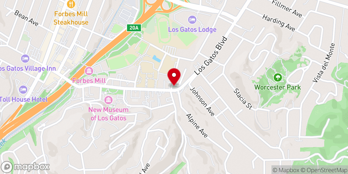 Map showing location of Self-Realization Fellowship