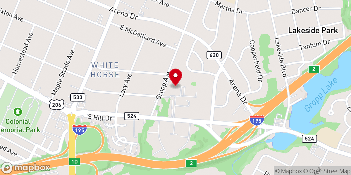 Map showing location of St. Raphael-Holy Angels Parish
