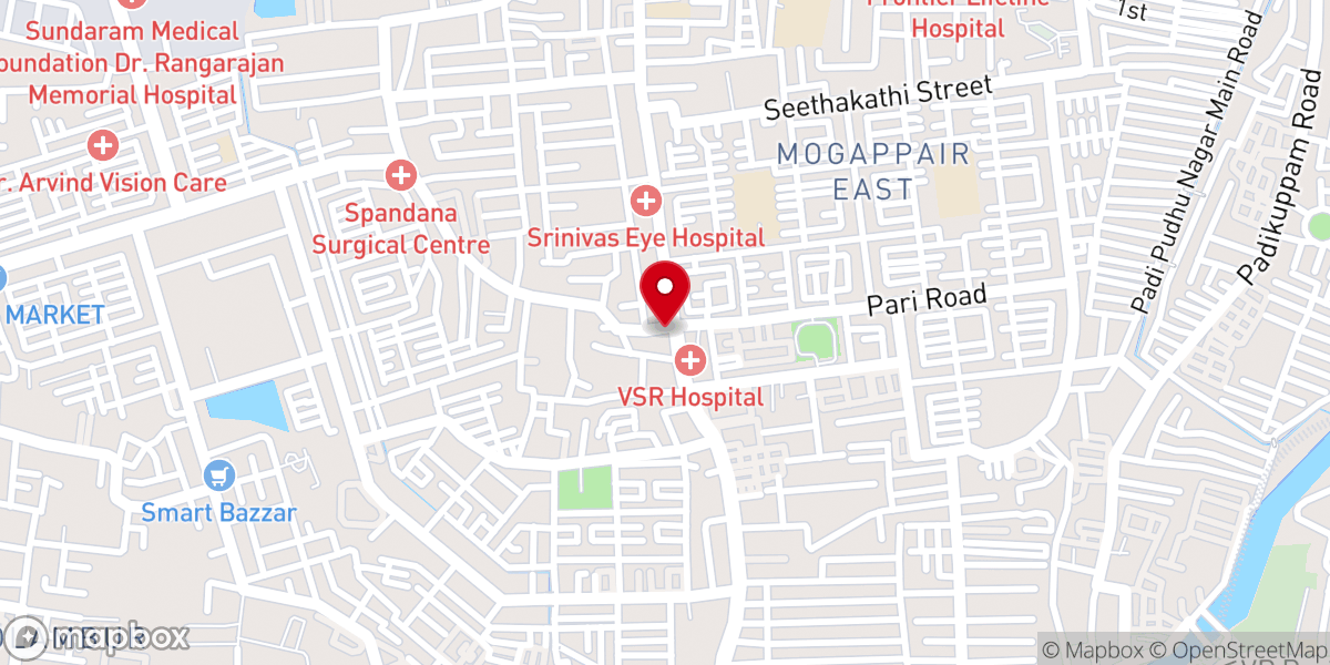 Map showing location of Apostolic Faith Church