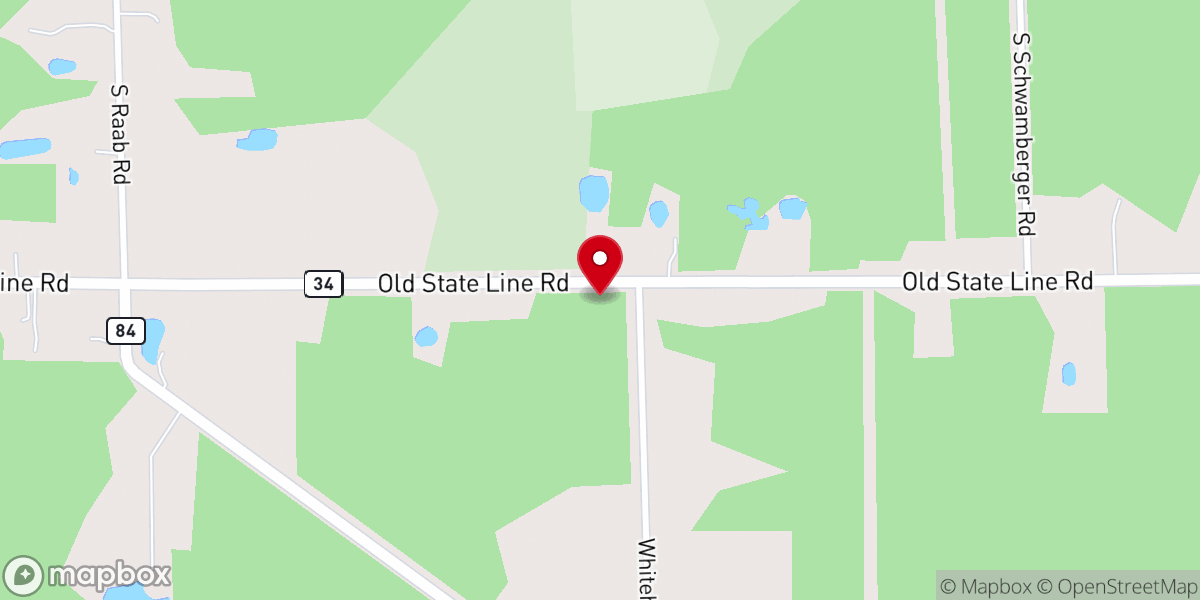 Map showing location of Love Church