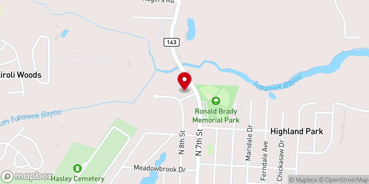 Map showing location of Whites Ferry Road Church