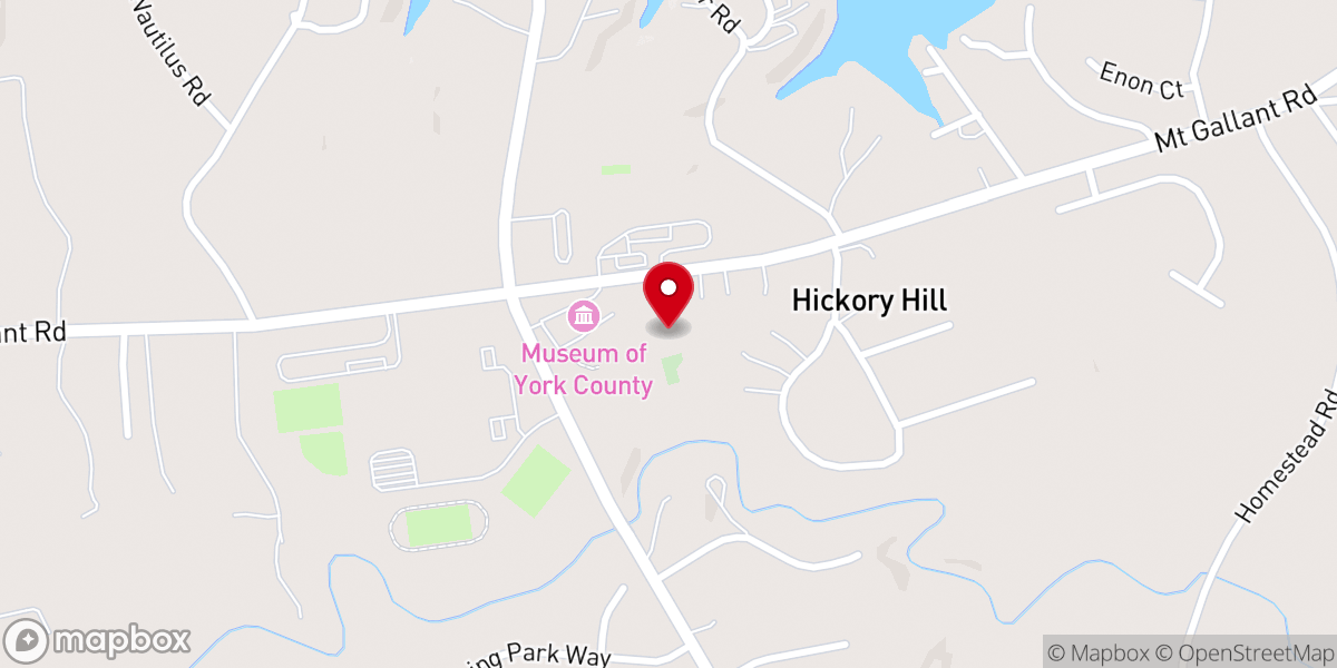 Map showing location of China Grove Church