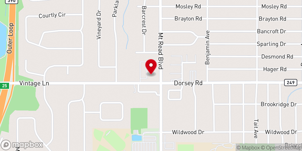 Map showing location of Journey Christian Church