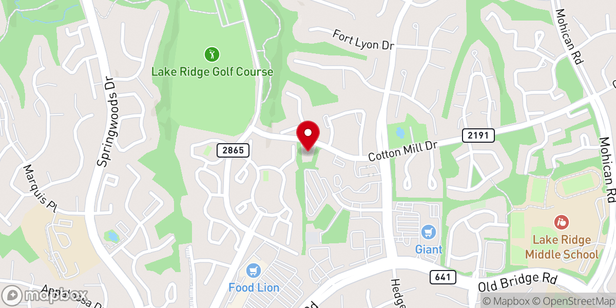 Map showing location of Trinity Lutheran Church