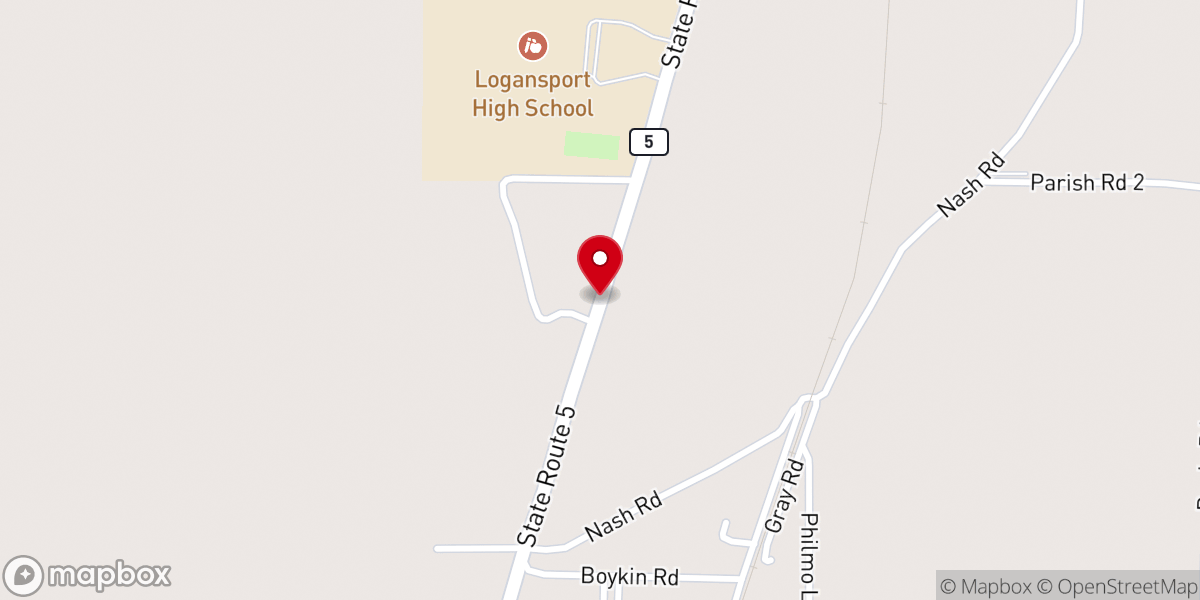 Map showing location of Church of Jesus Christ Christn