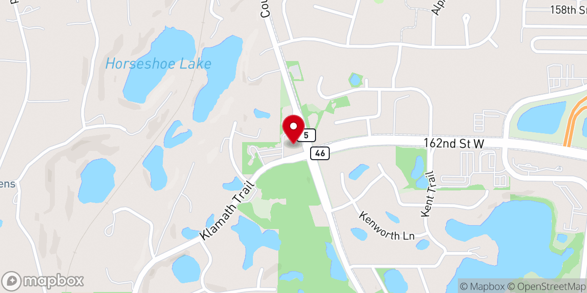 Map showing location of Hometown Church – Lakeville