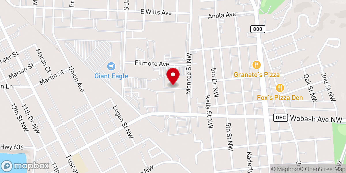 Map showing location of Word Of Life Church