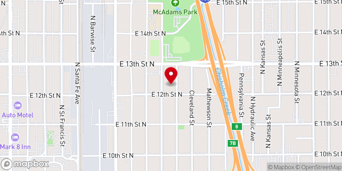 Map showing location of Morning Chapel Baptist Church