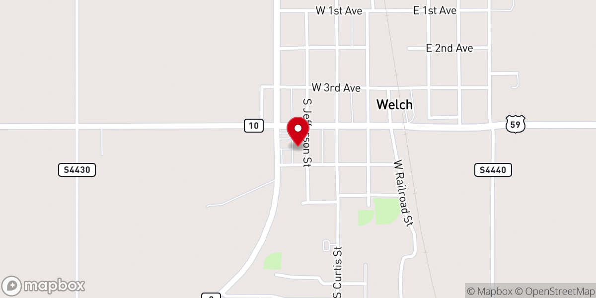 Map showing location of St. Ann Catholic Church