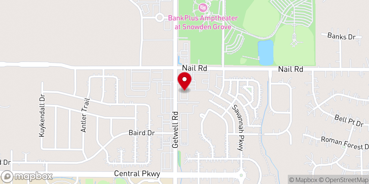 Map showing location of Methodist Medical Group - Primary Care - Getwell