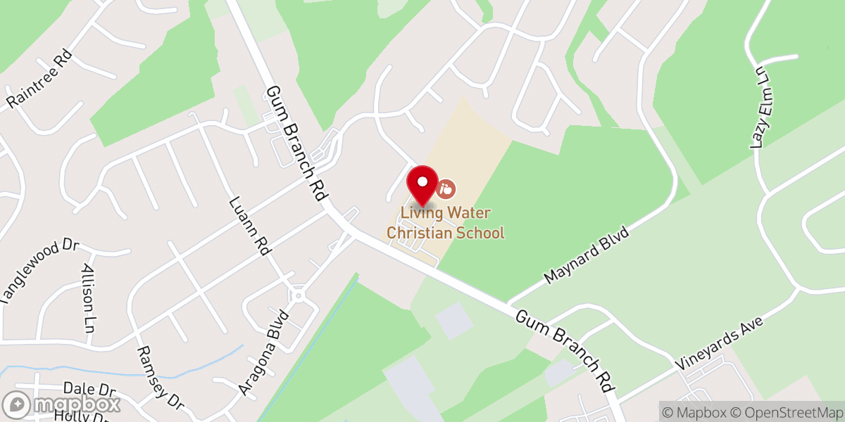 Map showing location of Connection Church