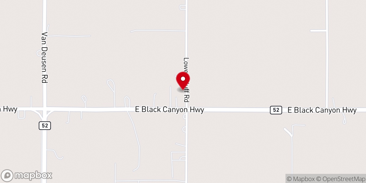 Map showing location of Skyview Fellowship Inc