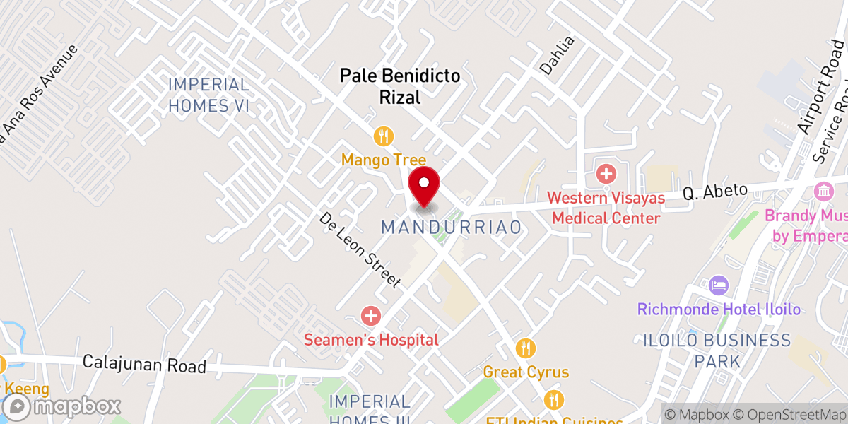 Map showing location of Espousal of Our Lady Parish Church