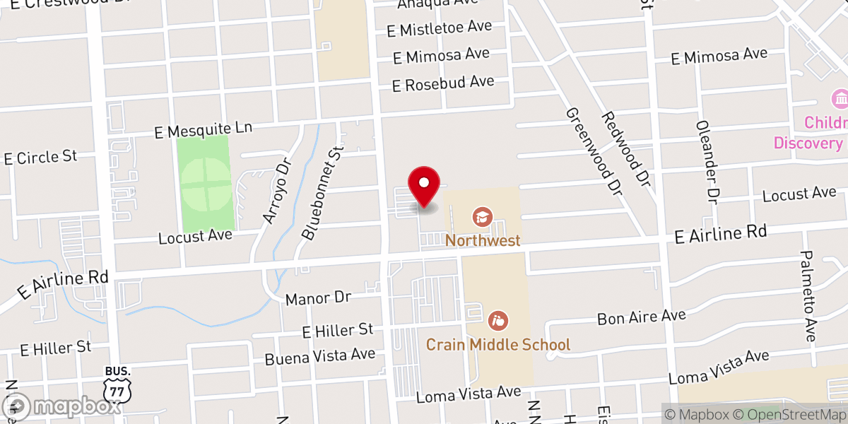 Map showing location of Our Lady of Victory Cathedral Center