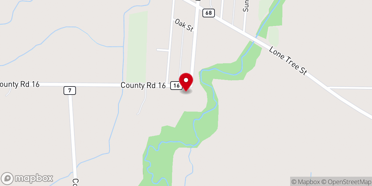 Map showing location of Church Parking Lot