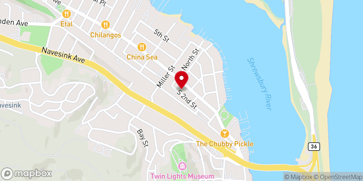 Map showing location of New Life Christian Church