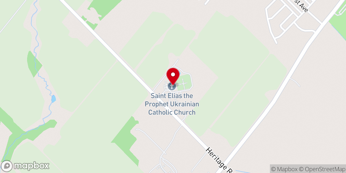 Map showing location of St. Elias The Prophet Ukrainian Catholic Church