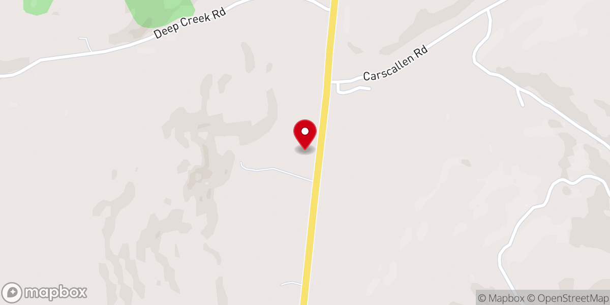 Map showing location of Elmore United Methodist Church