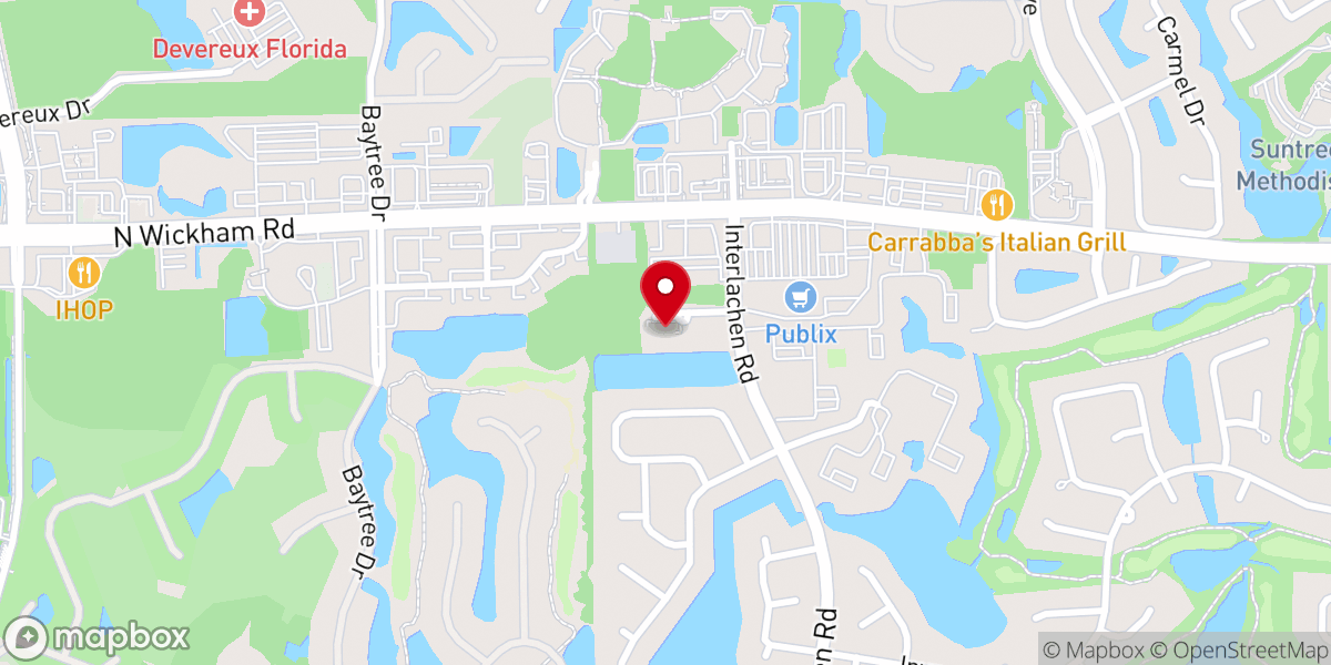 Map showing location of Christ Episcopal Church