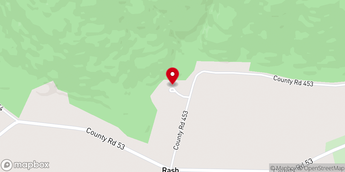 Map showing location of Helton Memorial Church
