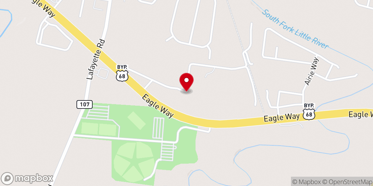 Map showing location of Foston Chapel