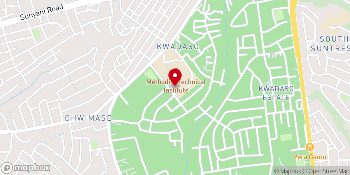 Map showing location of Methodist Retreat Center