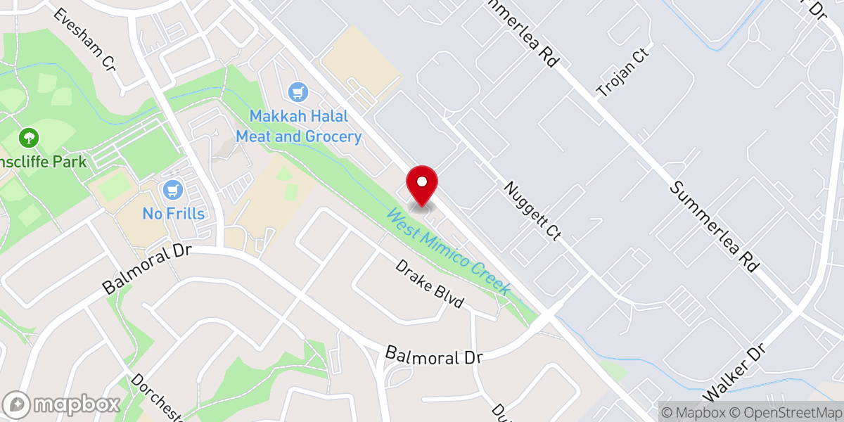 Map showing location of Bramalea Seventh Day Adventist Church