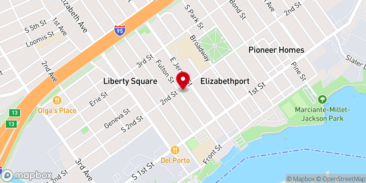 Map showing location of Iglesia Santidad Y Unidad Cristiana