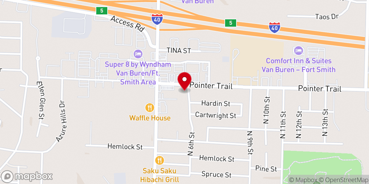 Map showing location of Followers of Christ Church