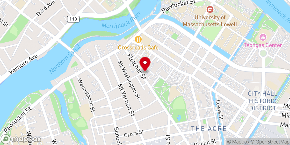 Map showing location of St. George Antiochian Orthodox Church