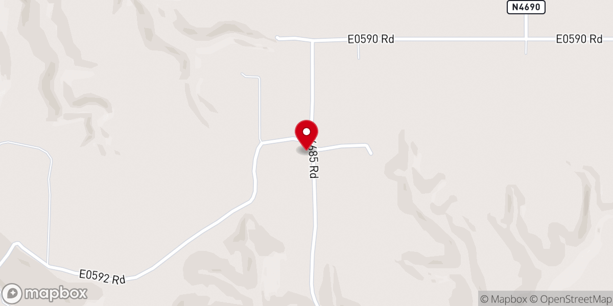 Map showing location of Crittenden Baptist Church
