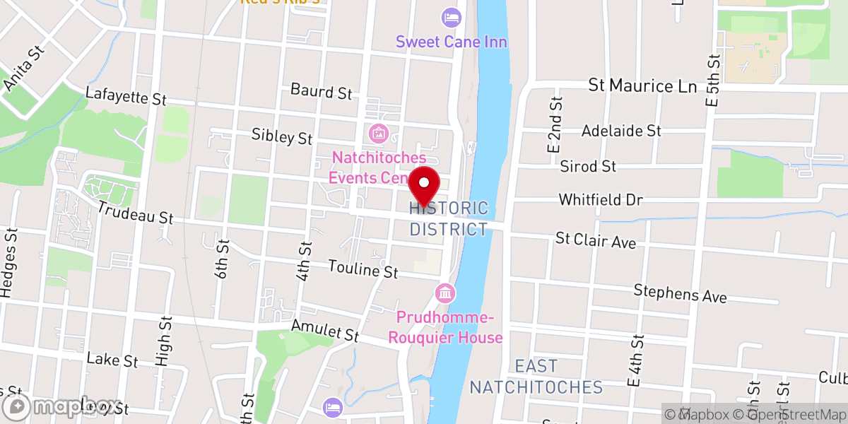 Map showing location of Church Street Inn