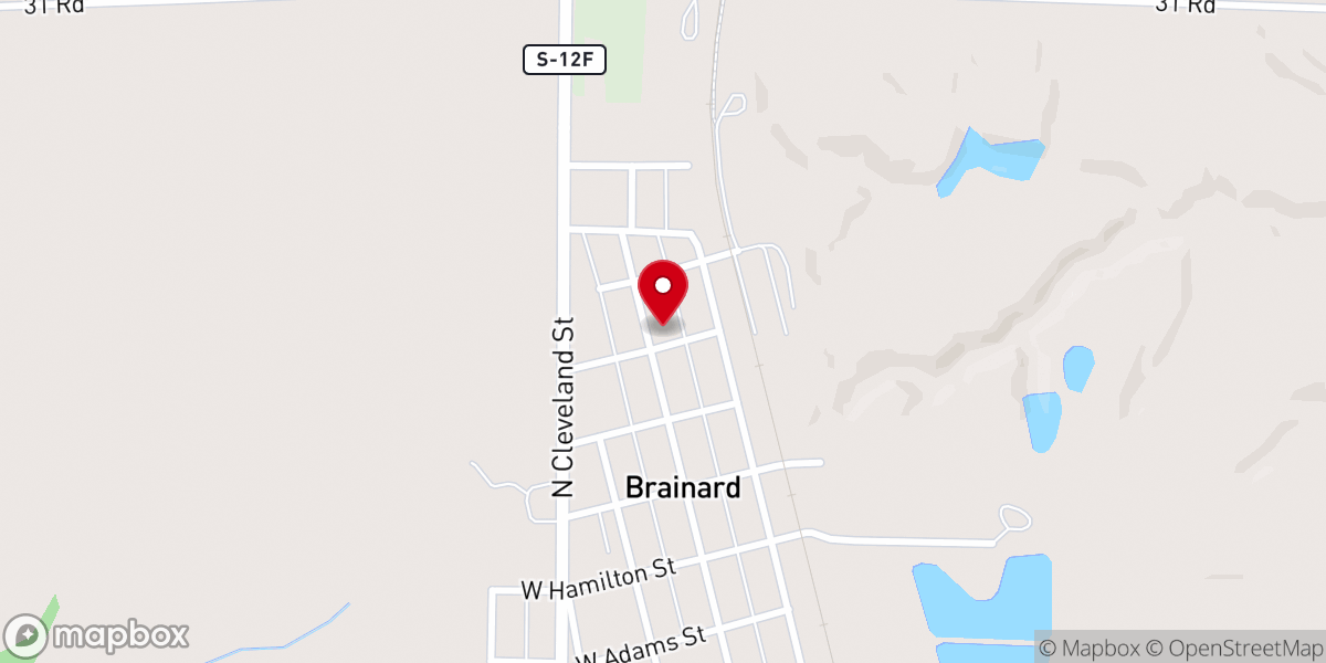 Map showing location of United Methodist Church