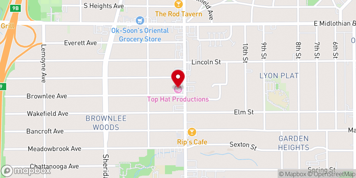 Map showing location of Fairview Immanuel Baptist Church