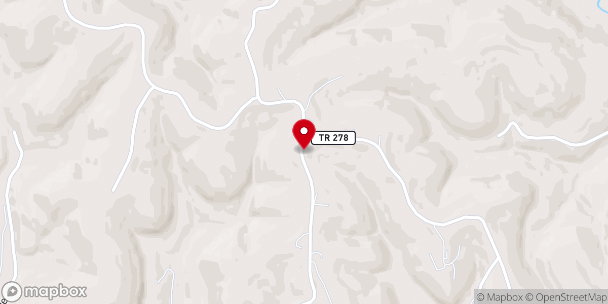 Map showing location of New Covenent Pentecostal Church