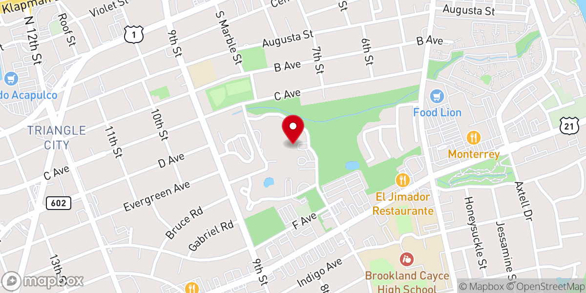 Map showing location of Chapel of the Holy Spirit