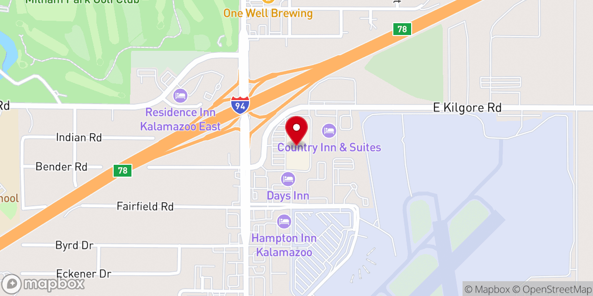 Map showing location of New Life Church