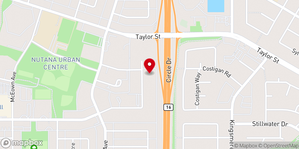 Map showing location of C3 Church Saskatoon