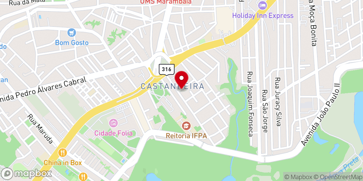 Map showing location of Igreja Evangélica Tabernáculo Adoração - Belém / Missão Transcontinental Resgate