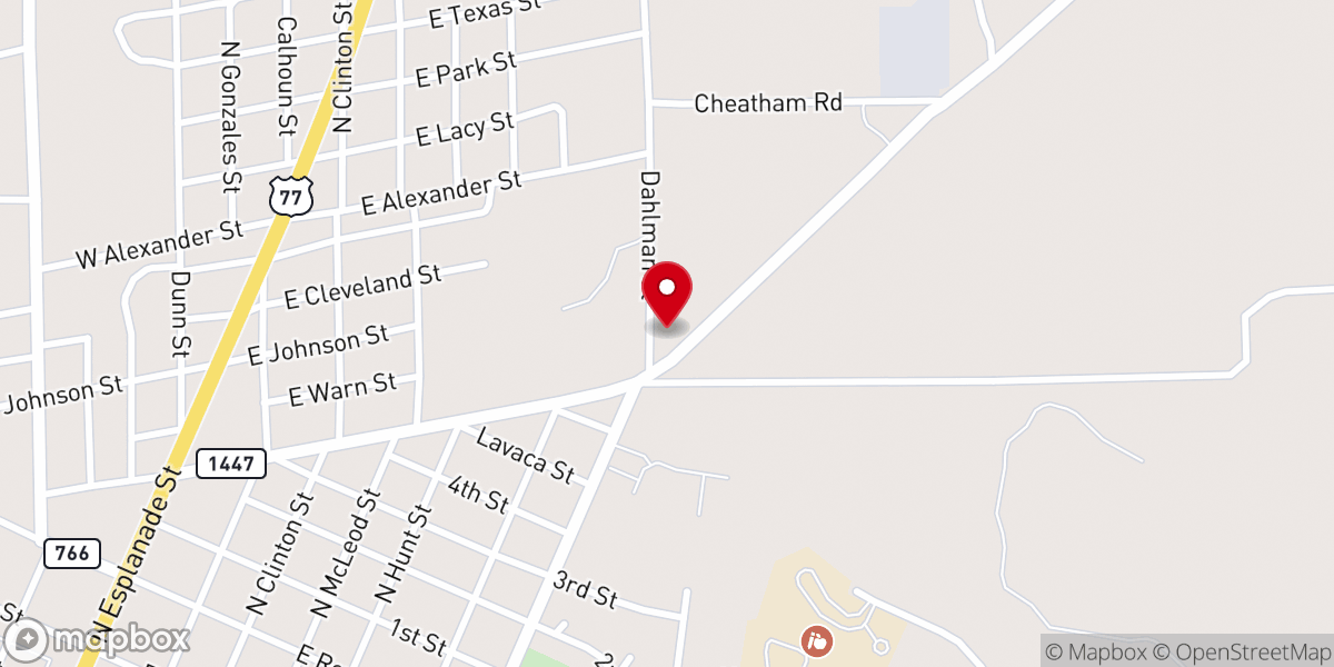 Map showing location of Victory Family Church