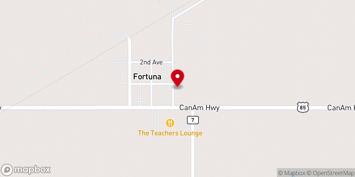 Map showing location of St. Bernard Catholic Church