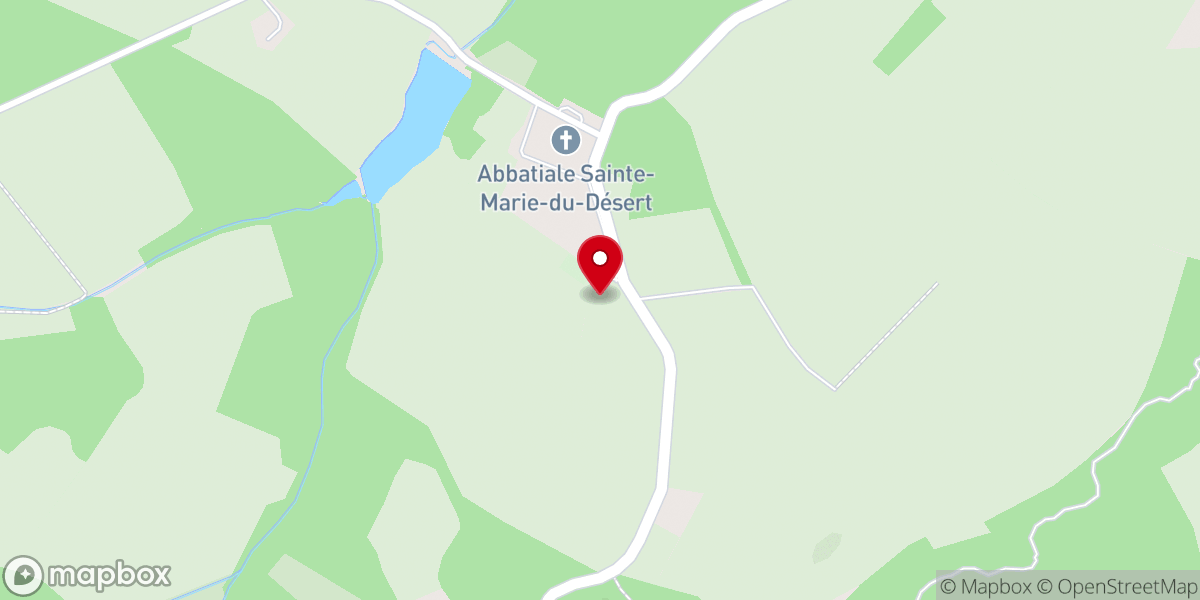 Map showing location of Le Village de François - Abbaye du Désert