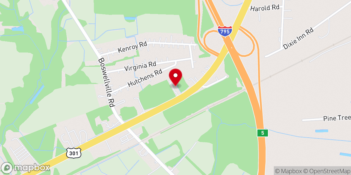 Map showing location of Glad Tiding Gospel Hall Penocostal Holliness Church