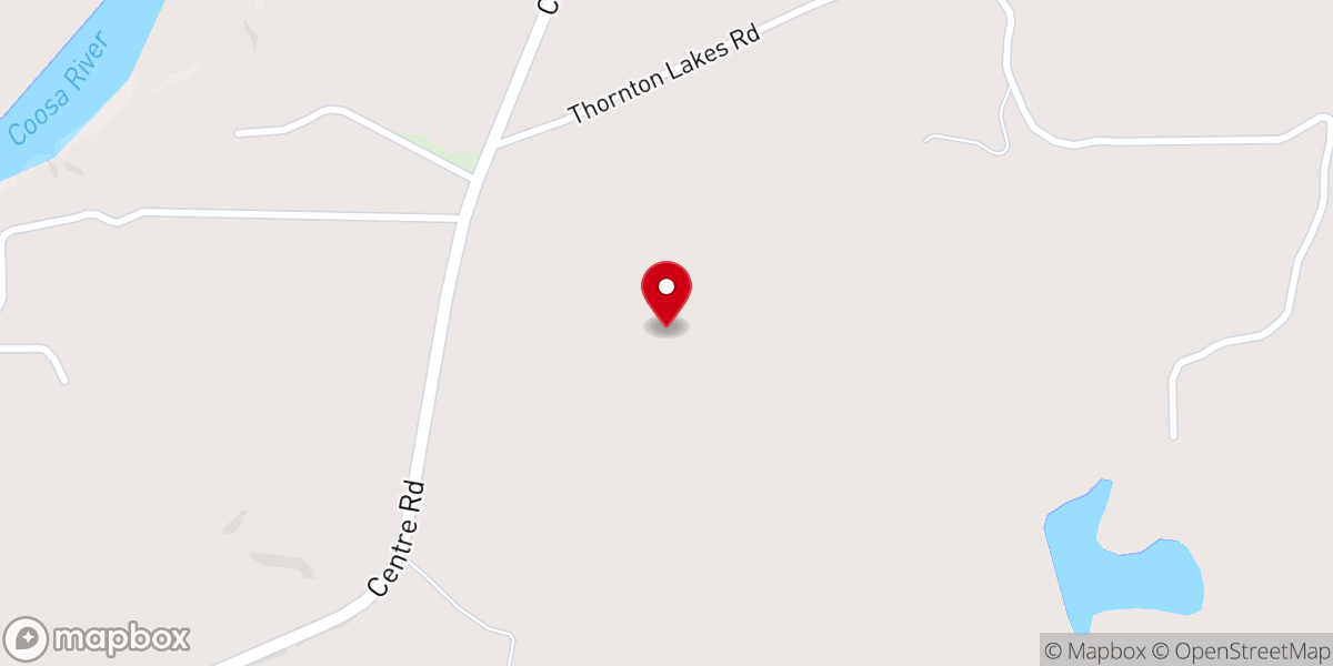 Map showing location of Union Number 3 Baptist Church