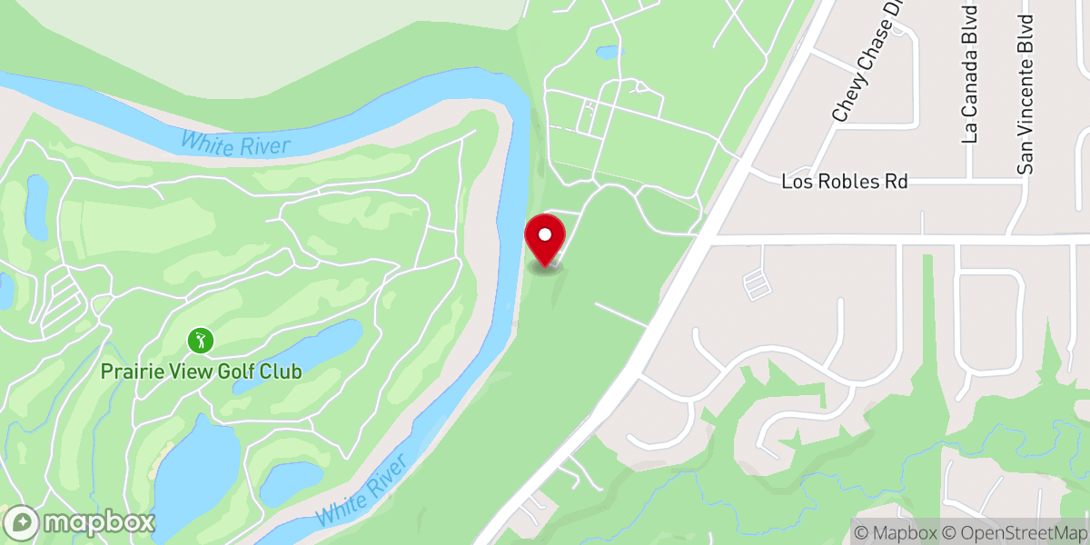 Map showing location of The Bluffs at Conner Prairie