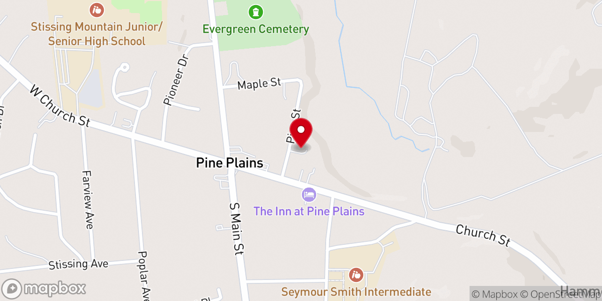 Map showing location of Church of the Regeneration