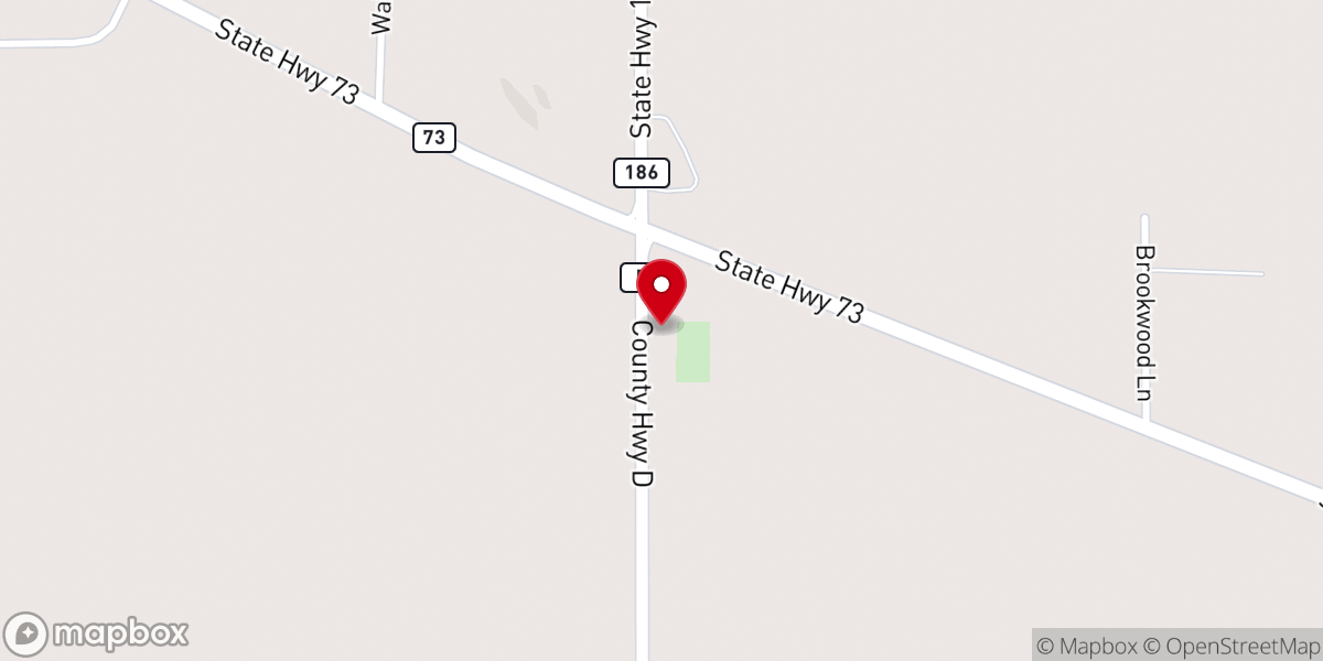 Map showing location of Saint Paul Church