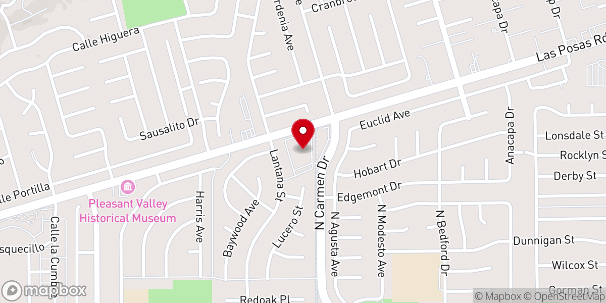 Map showing location of Camarillo Community Church