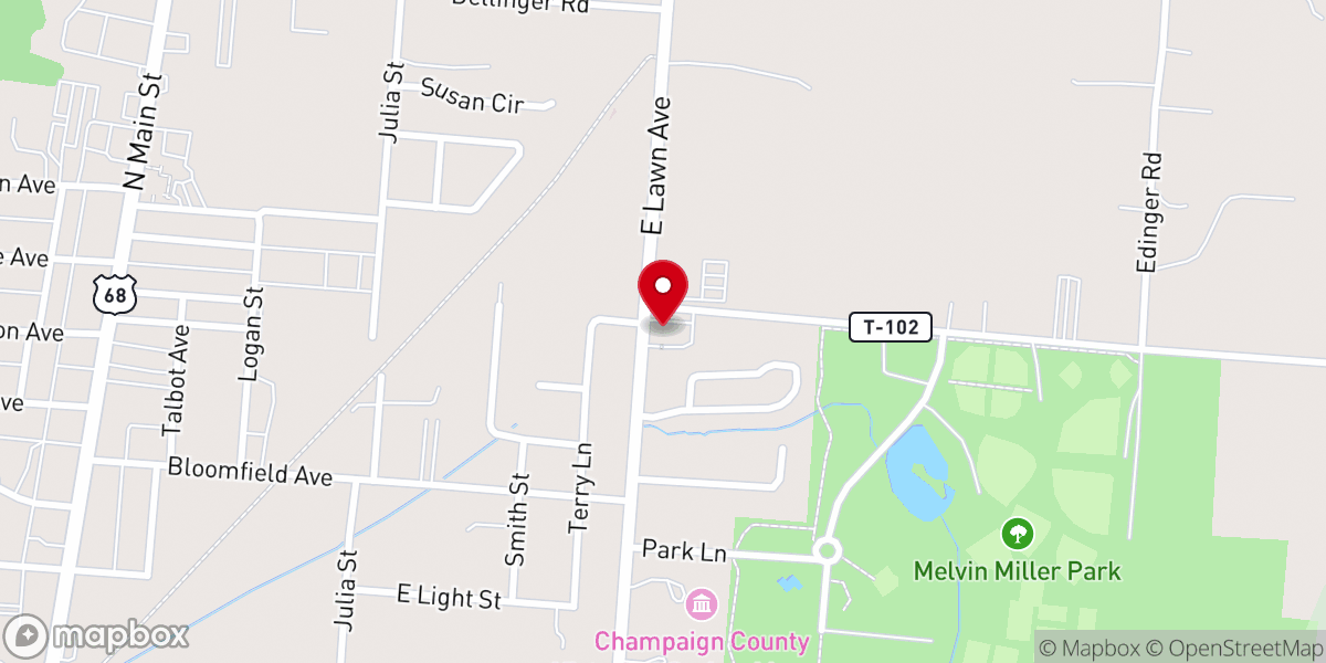 Map showing location of Church Of God
