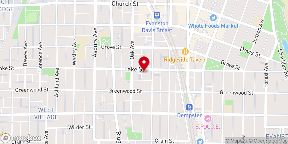 Map showing location of St Mary's Parish Center